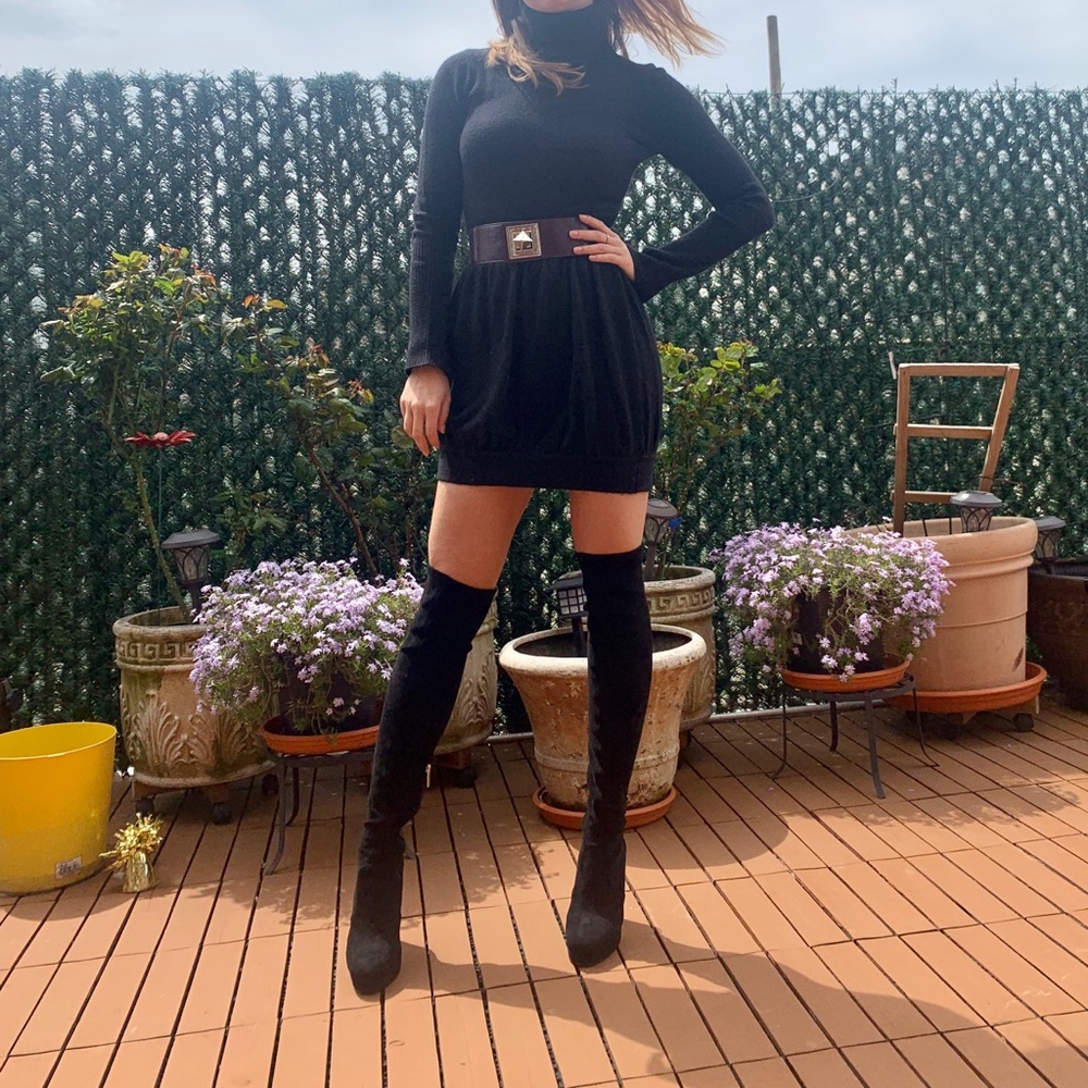 Love Republic Black Turtleneck Dress